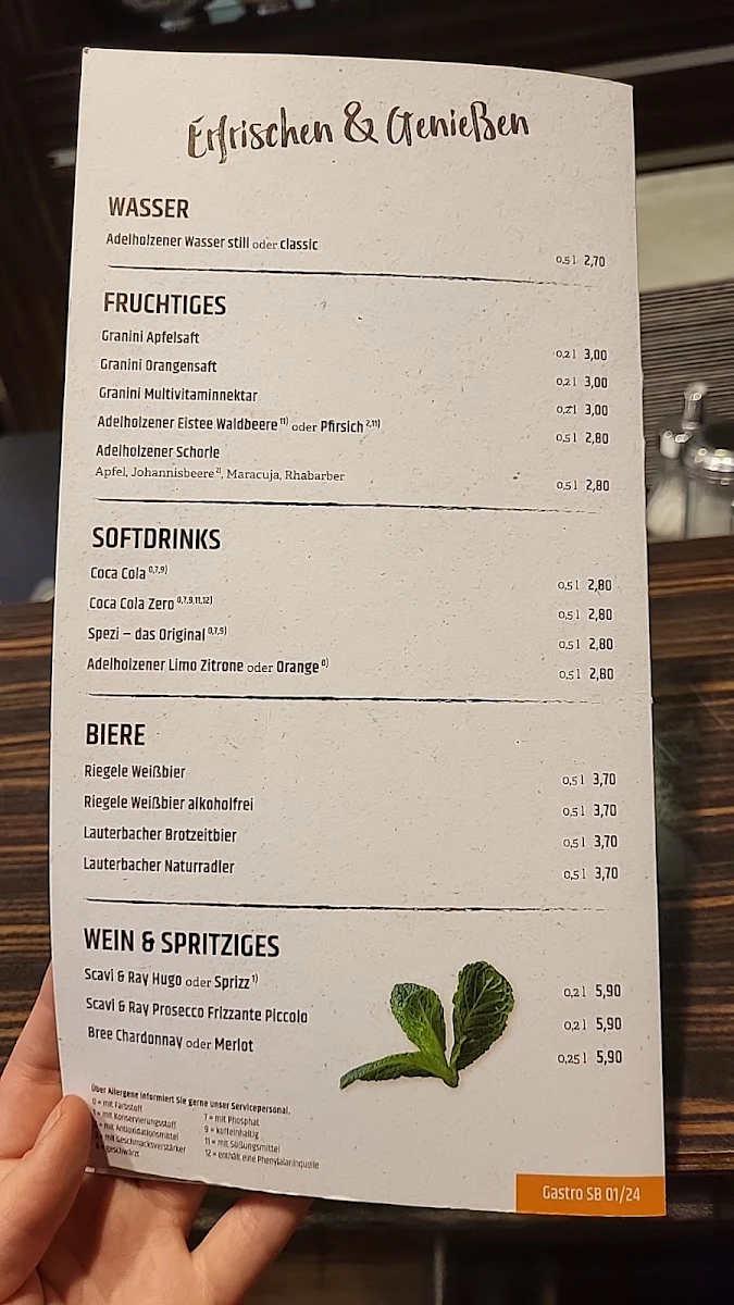 Speisekarte photo 1