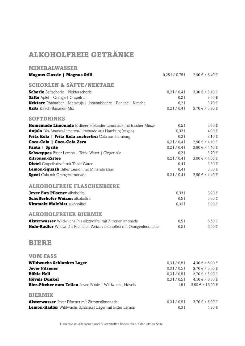 Speisekarte photo 1