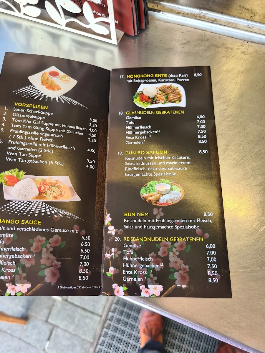 Speisekarte, Asia Snack Dahlem