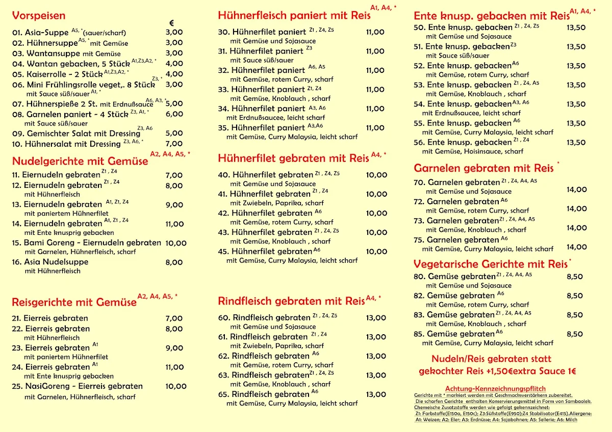 Speisekarte photo 2
