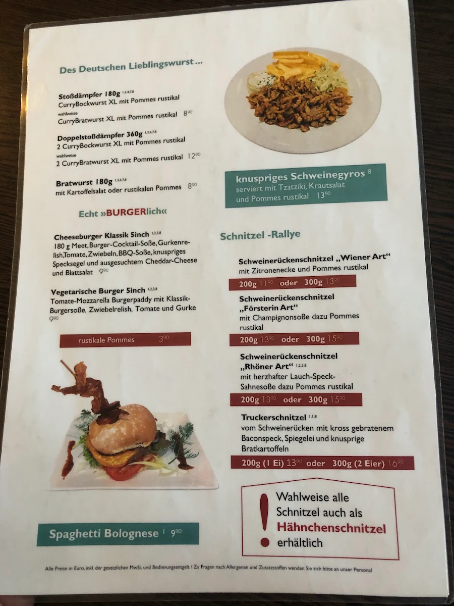 Speisekarte photo 2