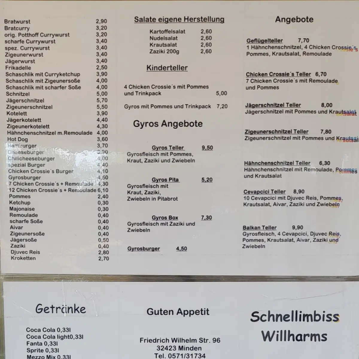 Speisekarte photo 3