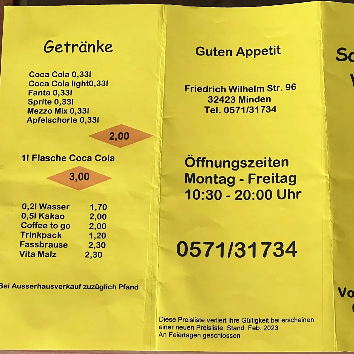 Speisekarte photo 8
