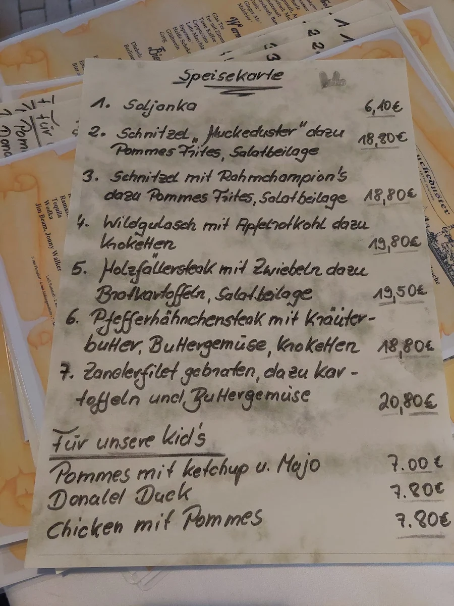 Speisekarte photo 1