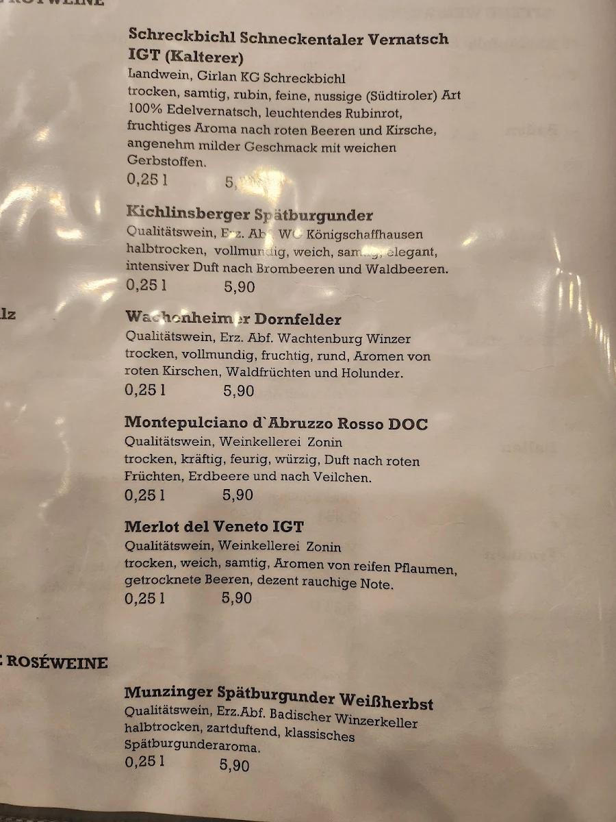 Speisekarte photo 1