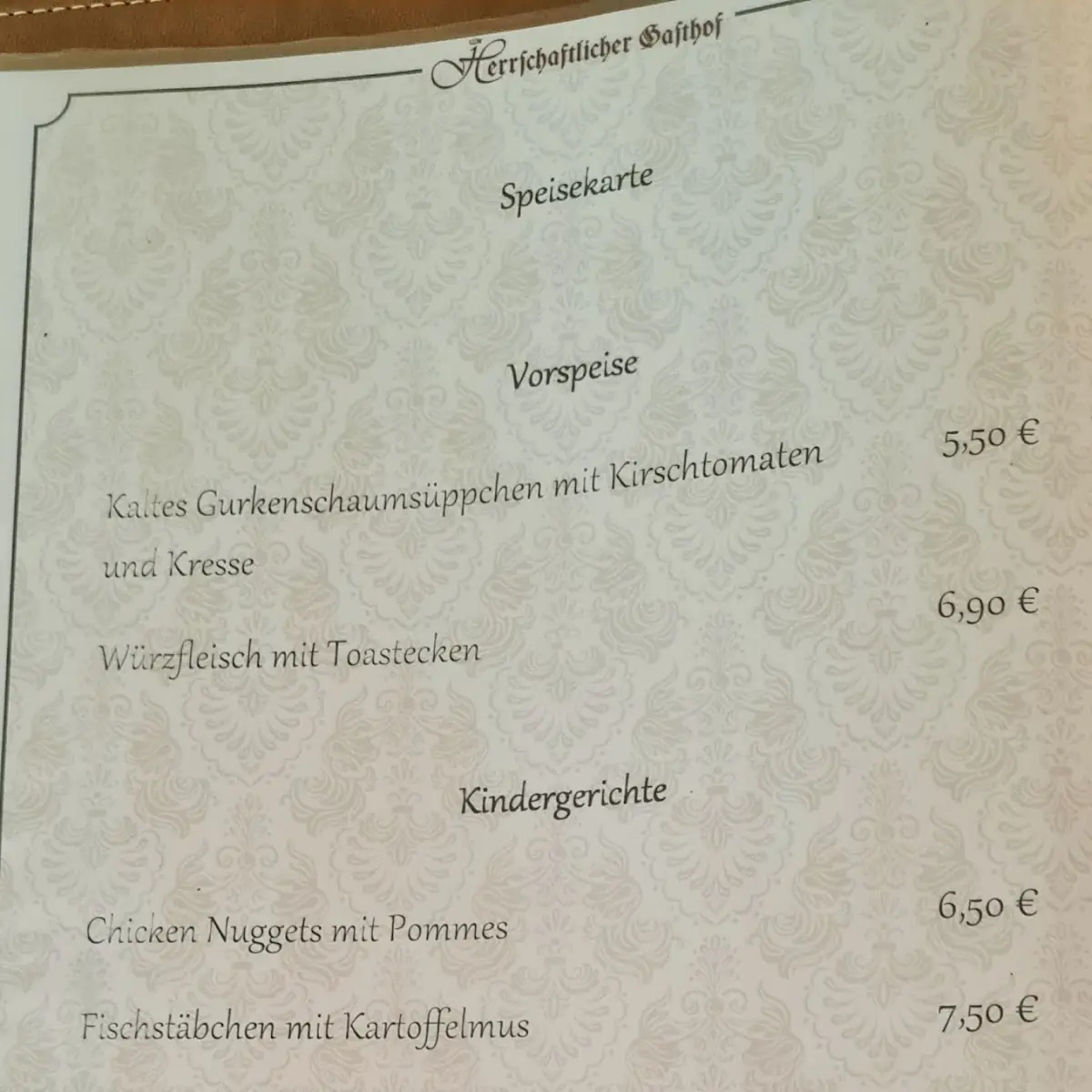 Speisekarte photo 2