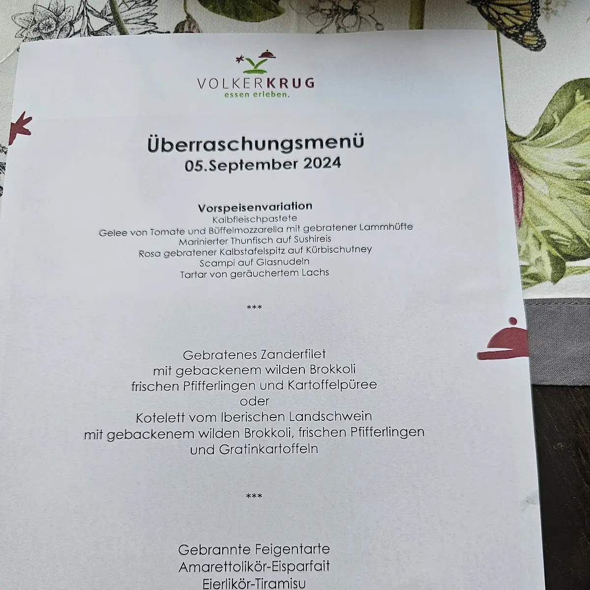 Speisekarte photo 1