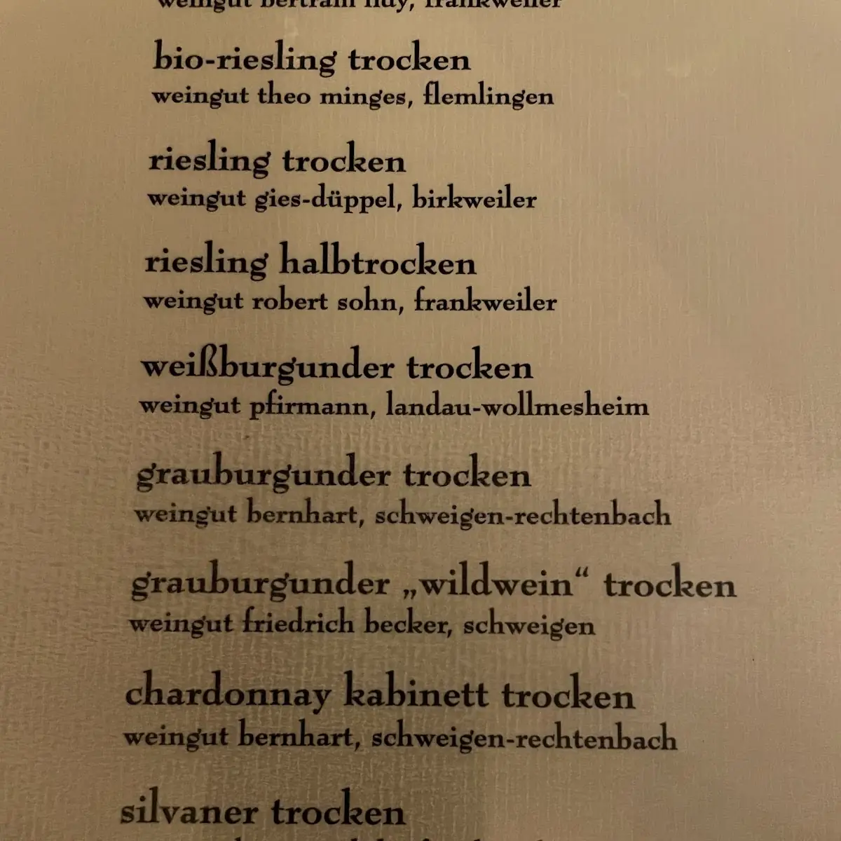 Speisekarte photo 8