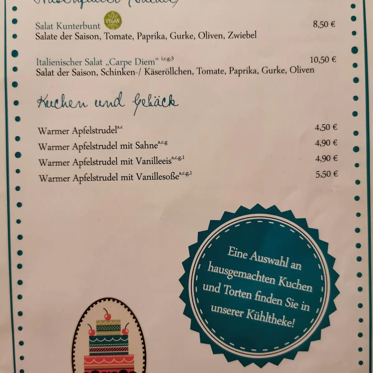 Speisekarte photo 3