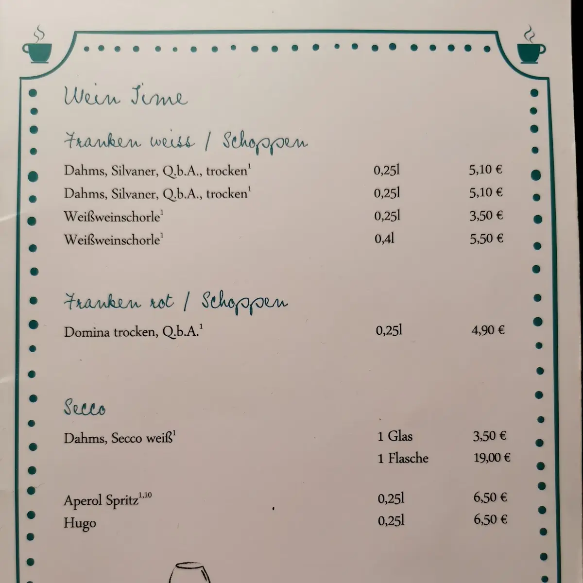 Speisekarte photo 4