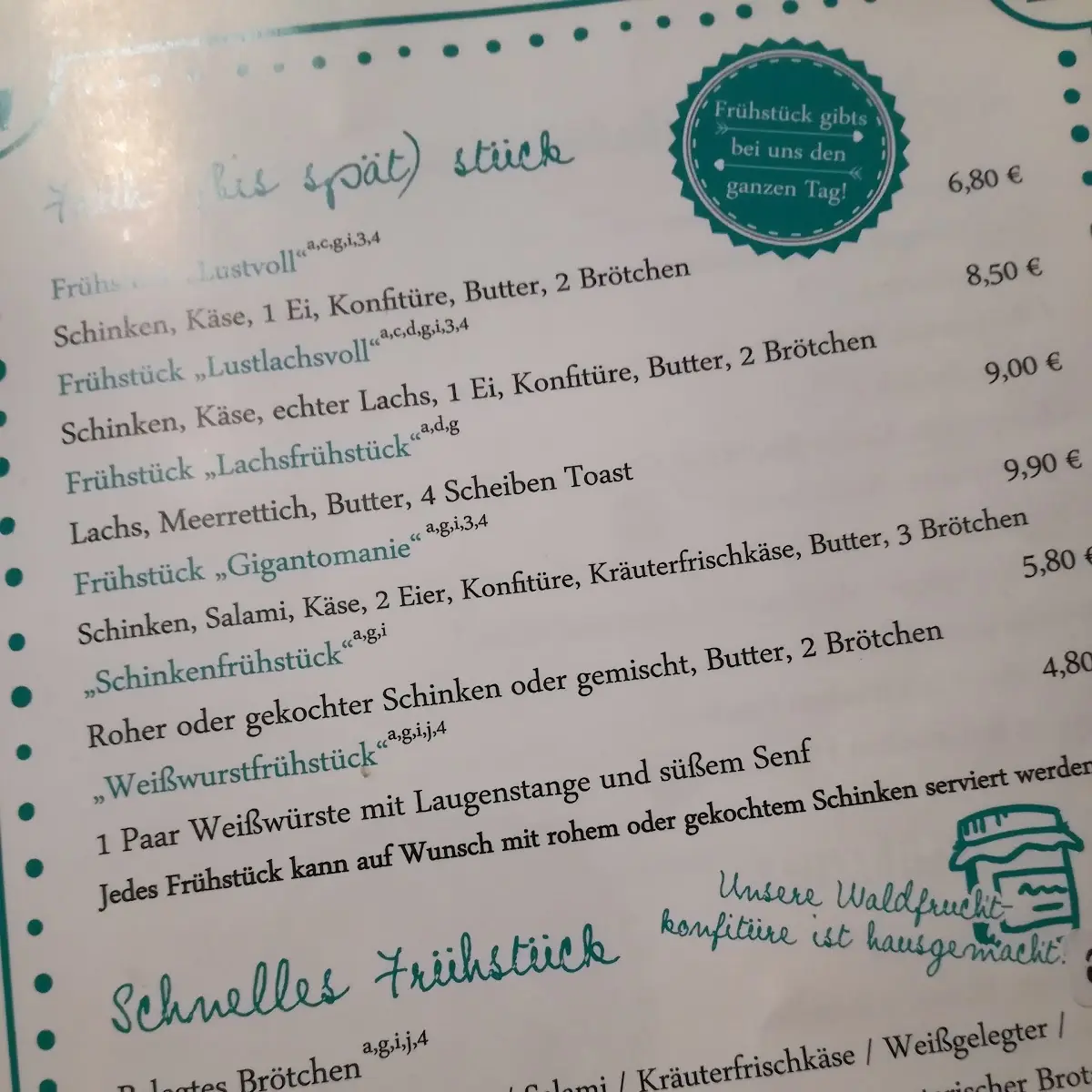 Speisekarte photo 9