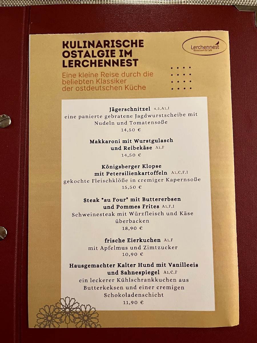 Speisekarte photo 1