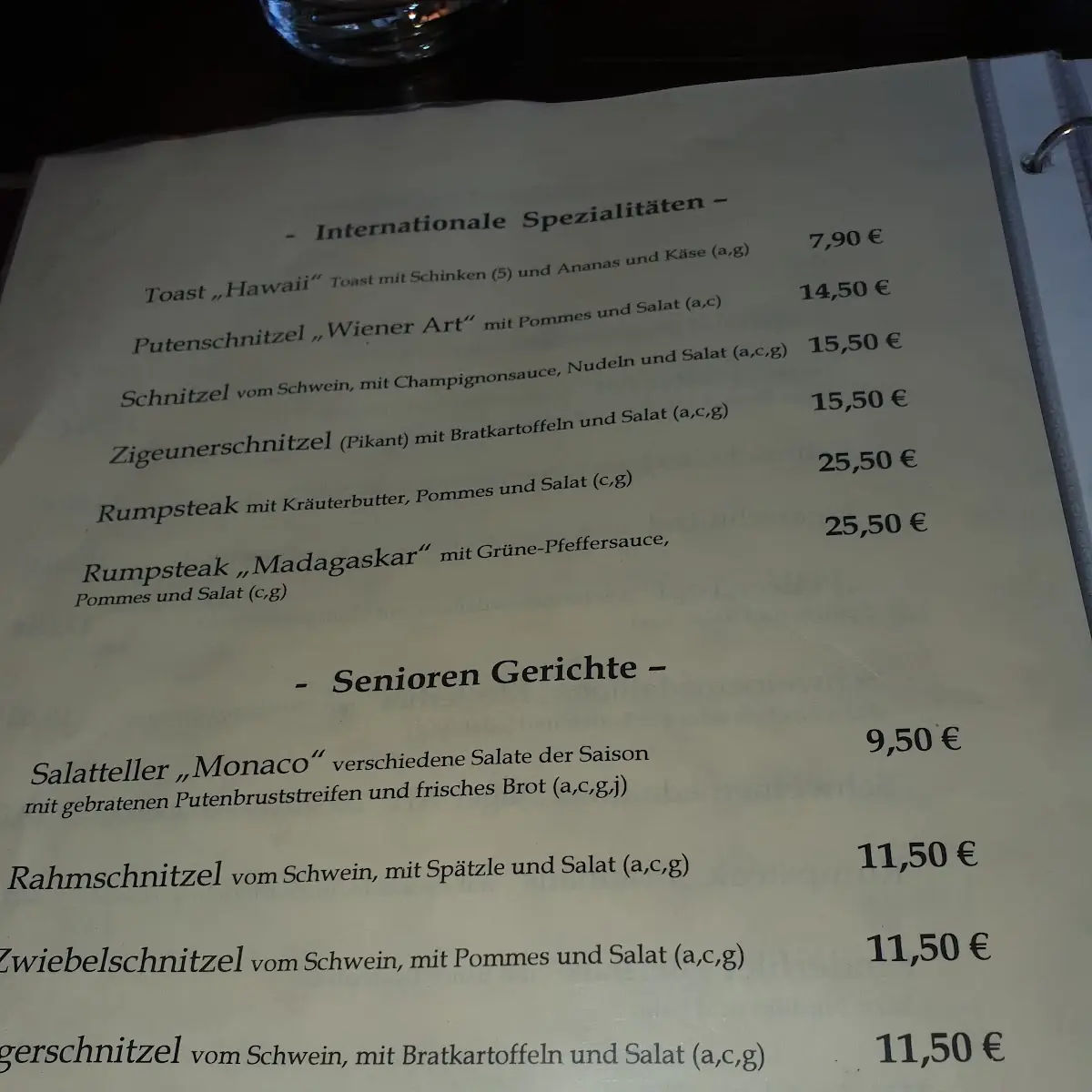 Speisekarte photo 8
