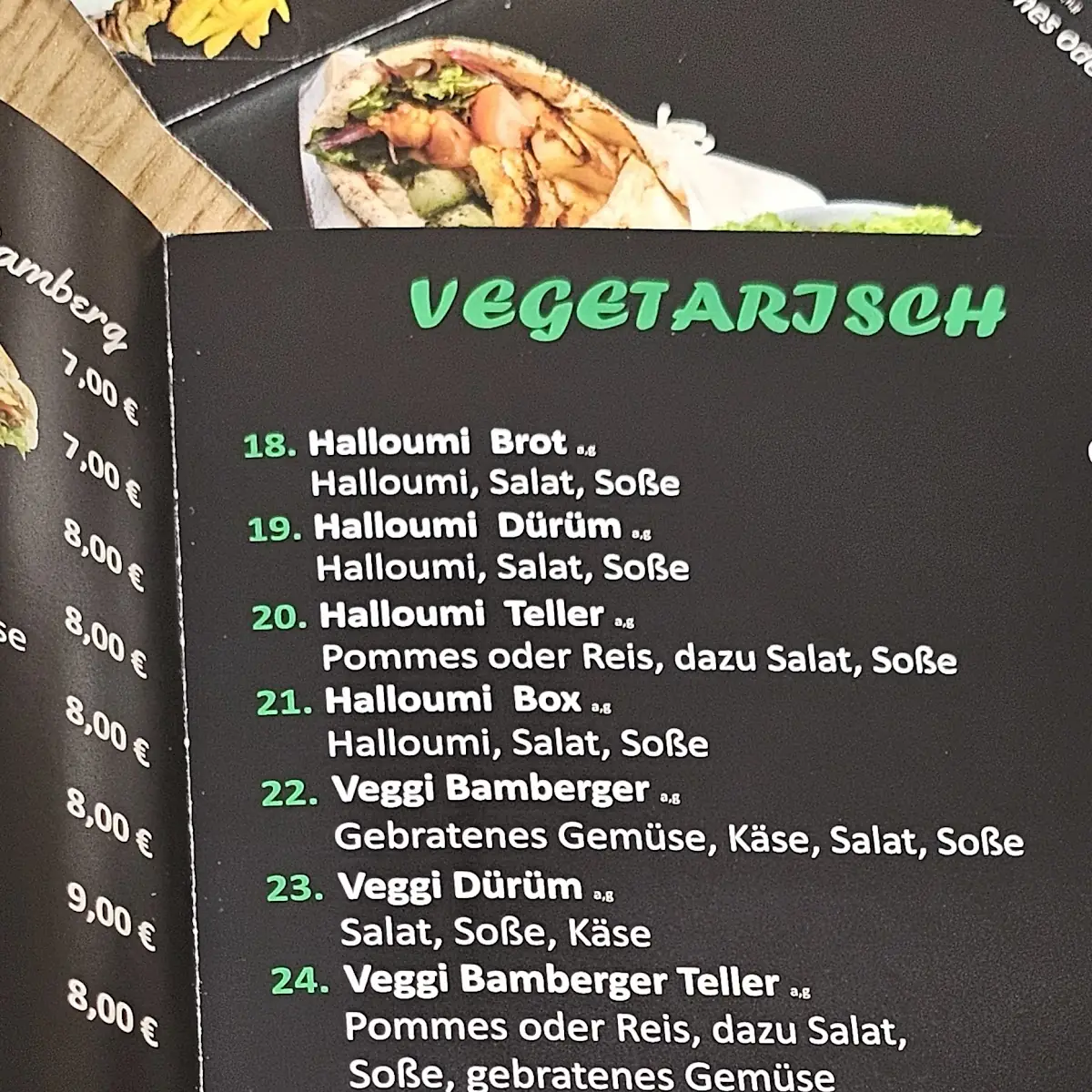 Speisekarte photo 3