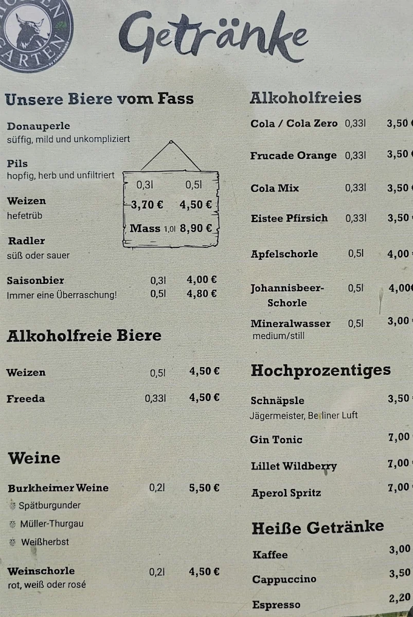 Speisekarte photo 1
