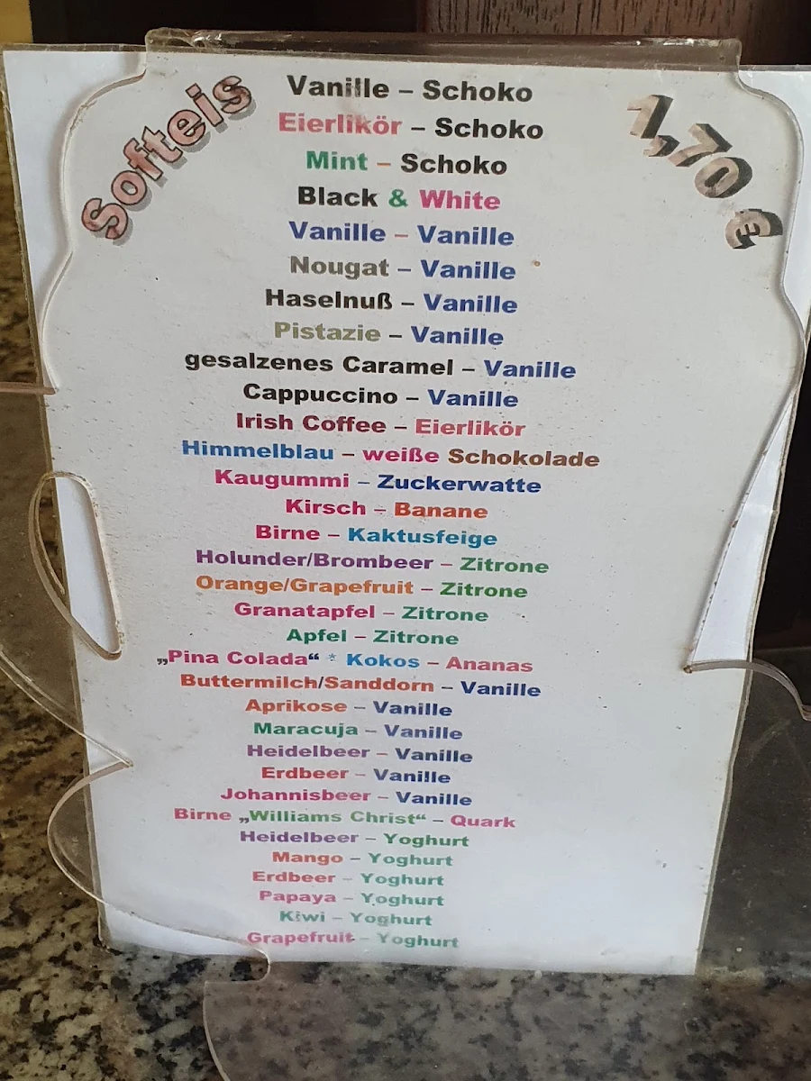 Speisekarte photo 2