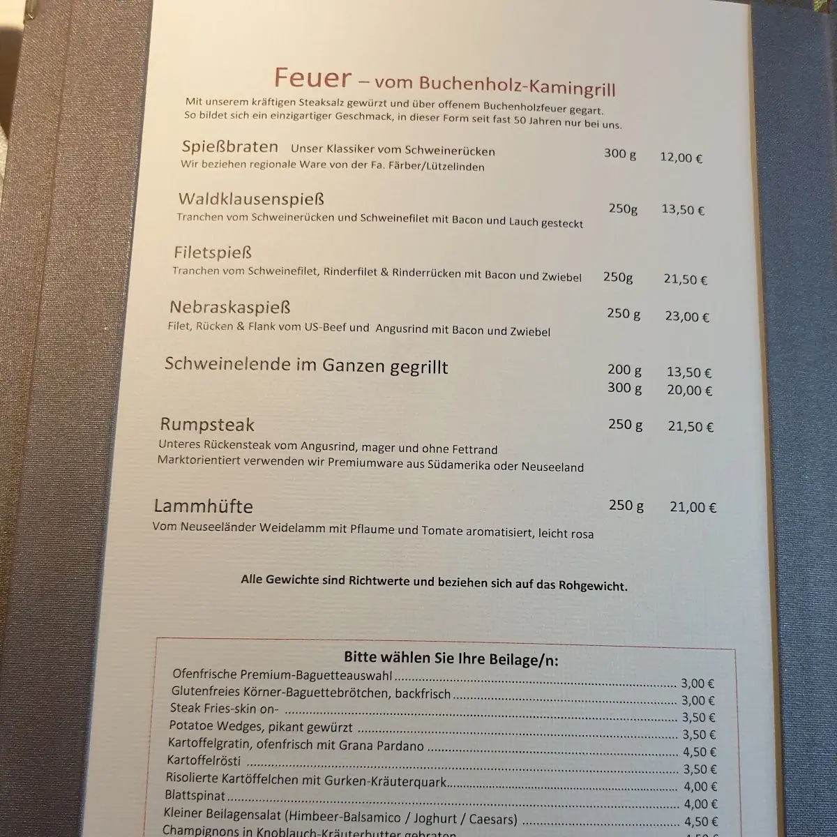 Speisekarte photo 9