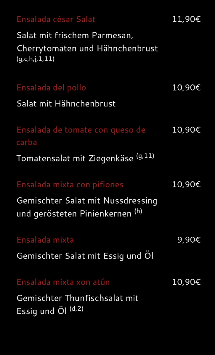 Speisekarte photo 3