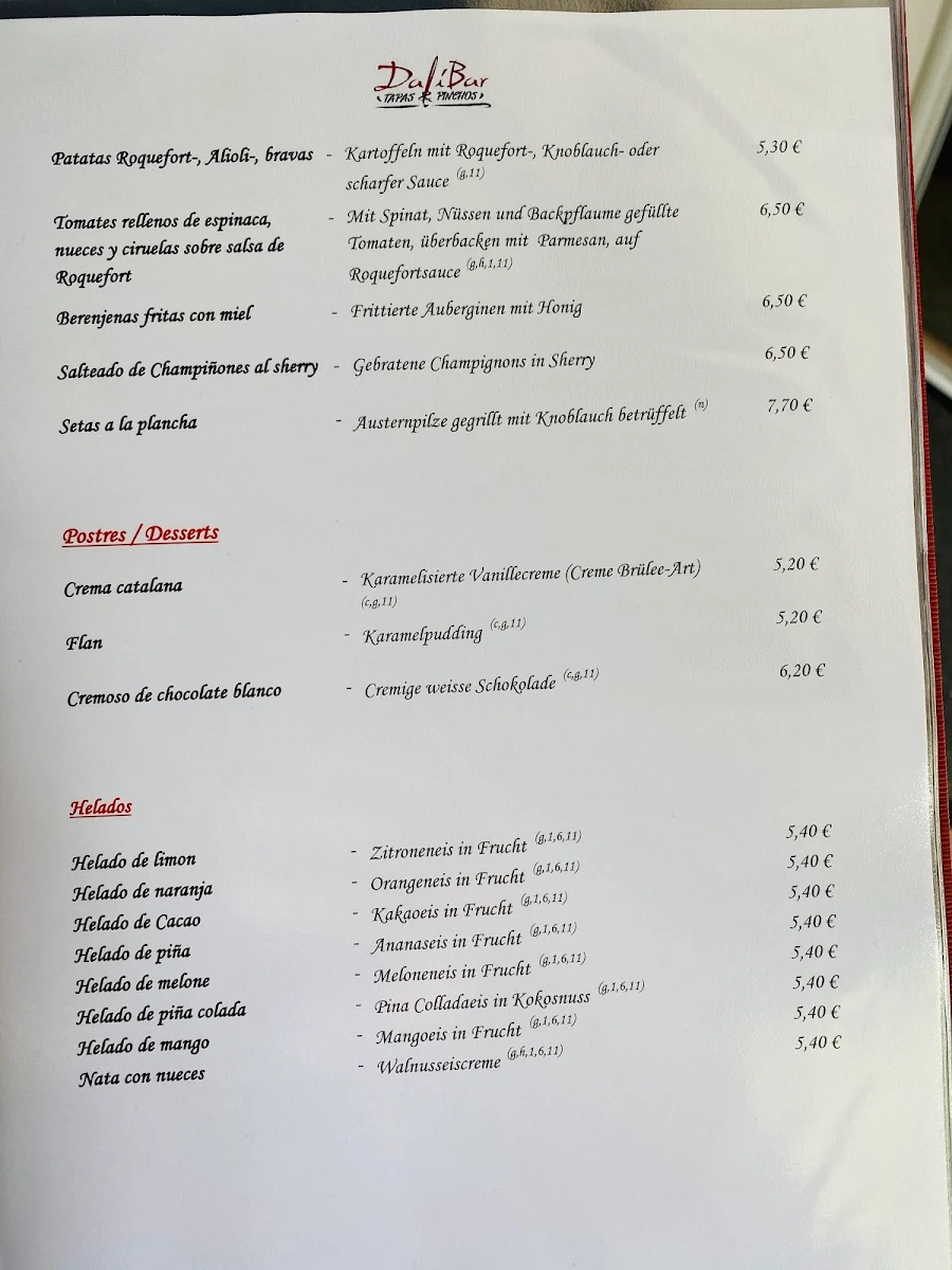 Speisekarte photo 6