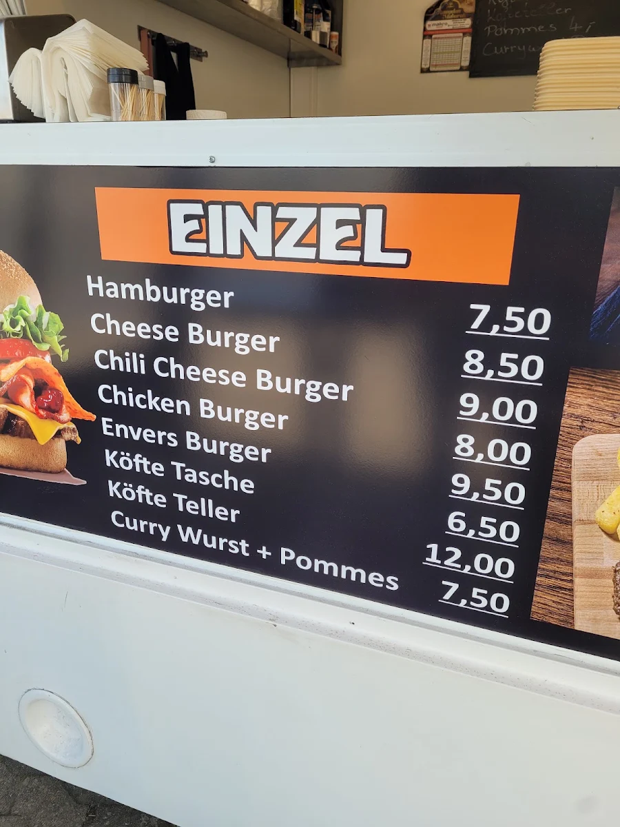 Speisekarte, EAT MY BURGER