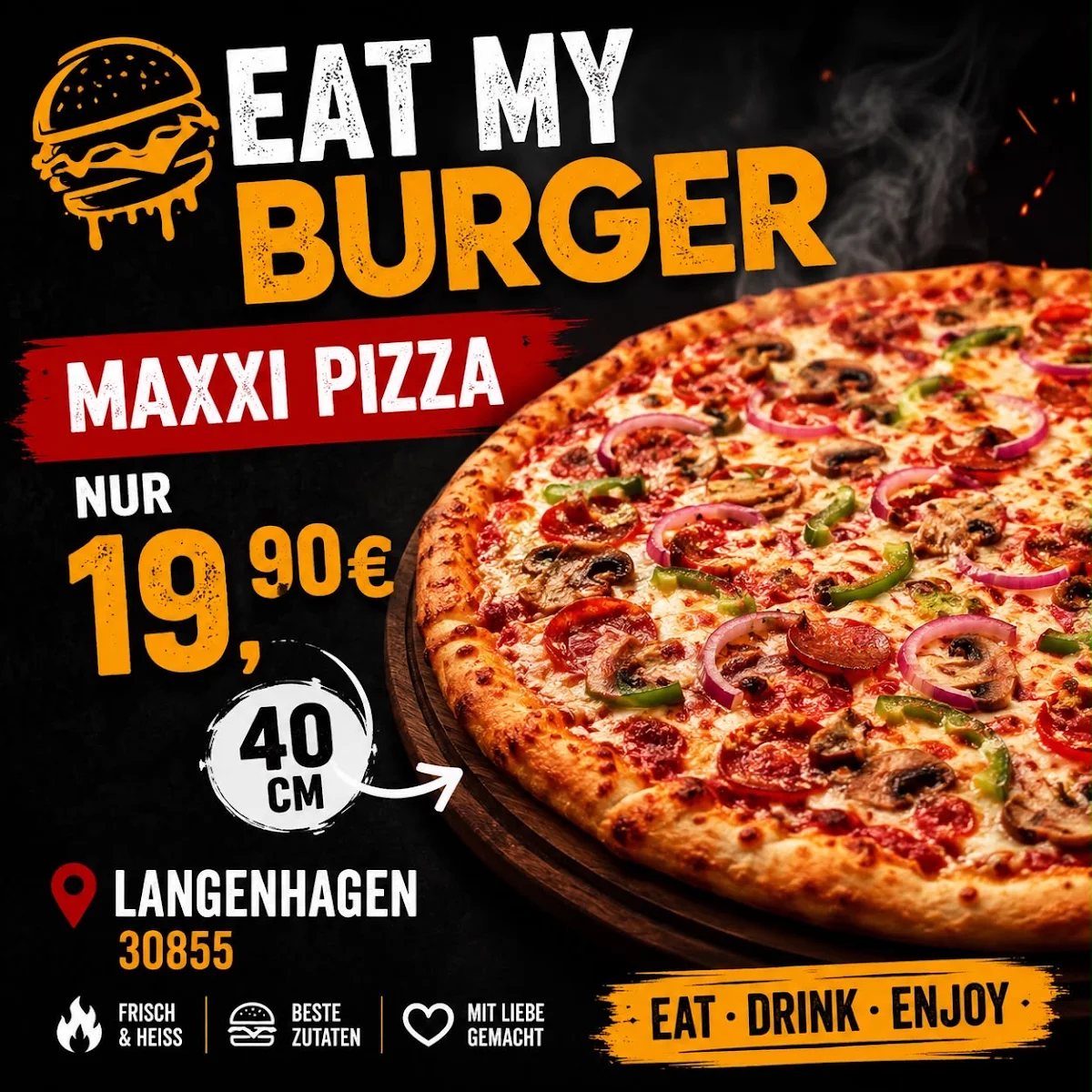 Speisekarte, EAT MY BURGER