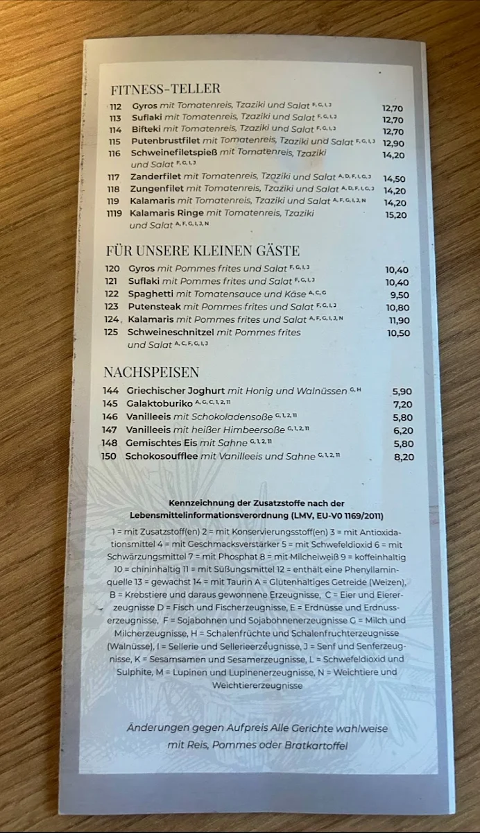 Speisekarte photo 2