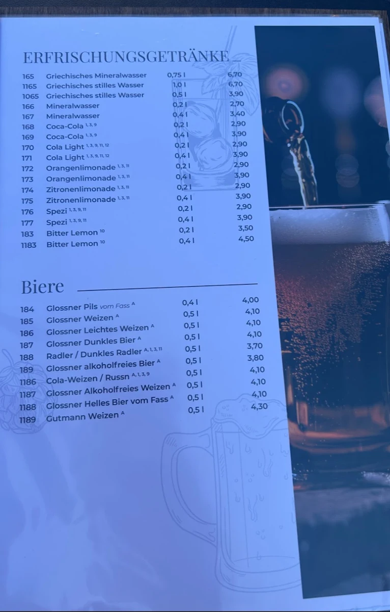 Speisekarte photo 4