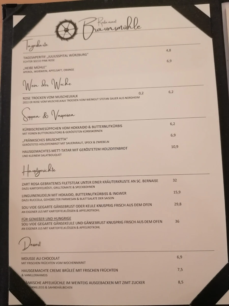 Speisekarte photo 2