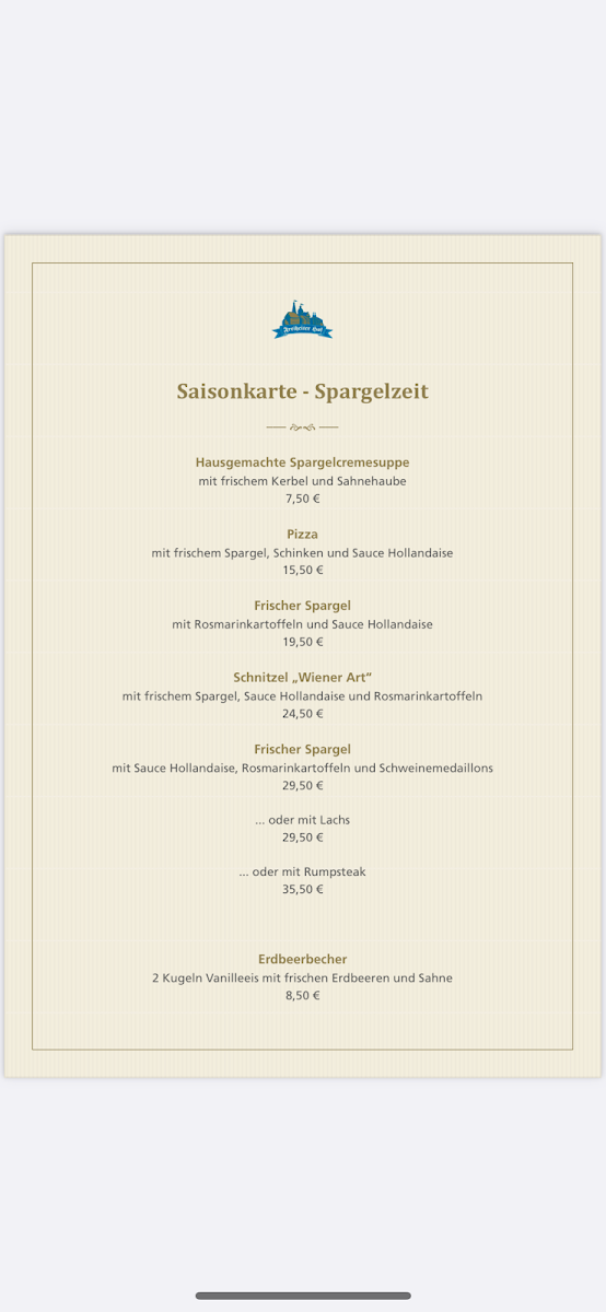 Speisekarte photo 2