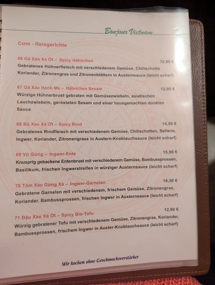 Speisekarte photo 2