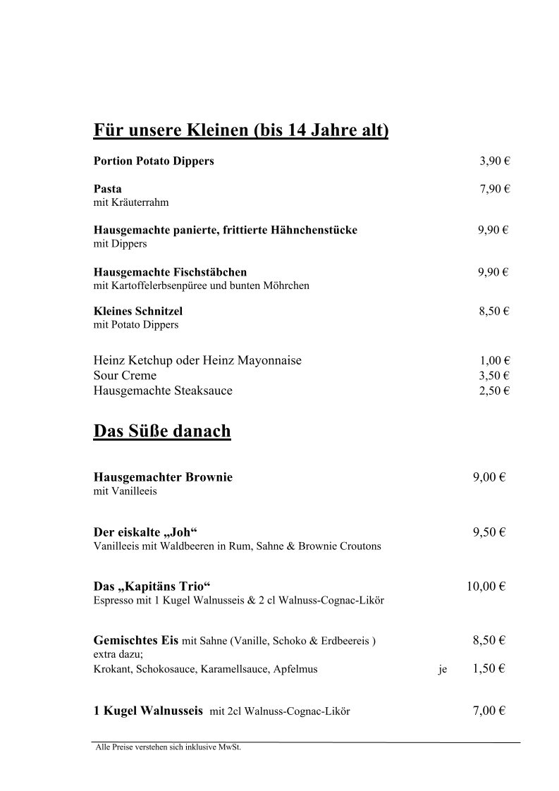 Speisekarte photo 2