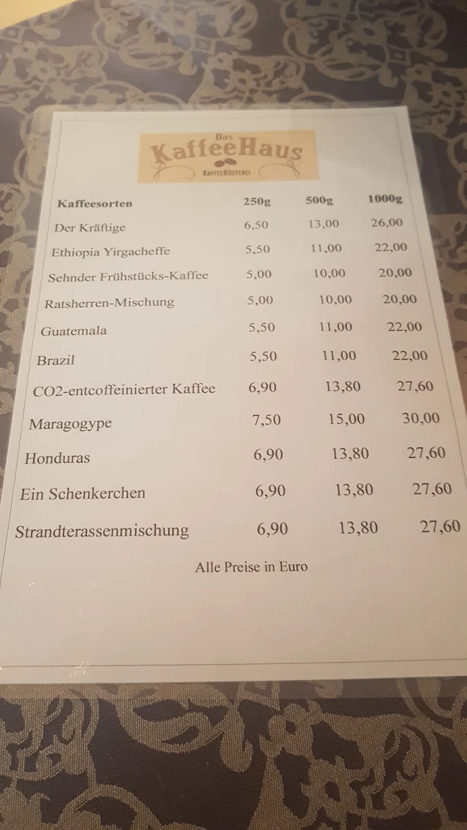 Speisekarte photo 4