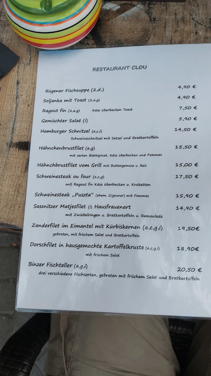 Speisekarte photo 2