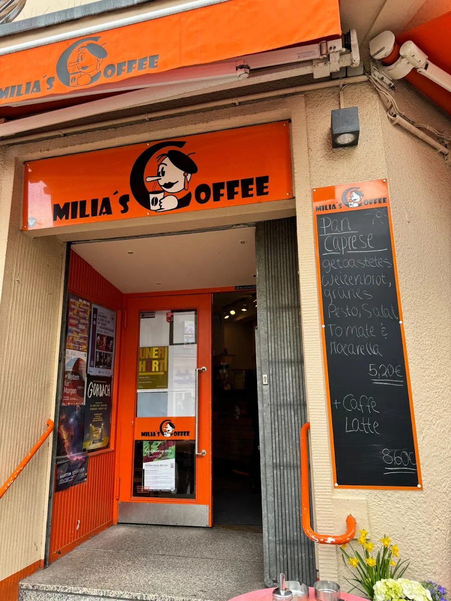 Speisekarte, Milia's Coffee