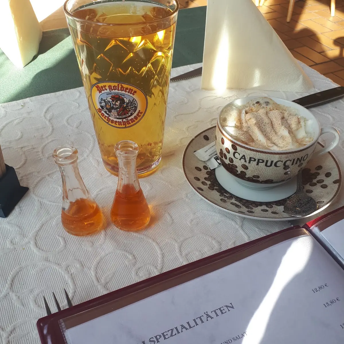 Speisekarte, Gaststätte Römerstube