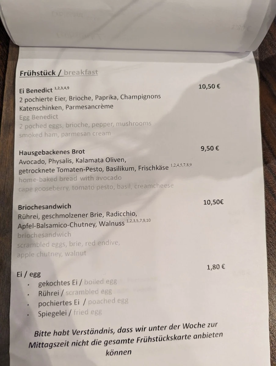 Speisekarte photo 4