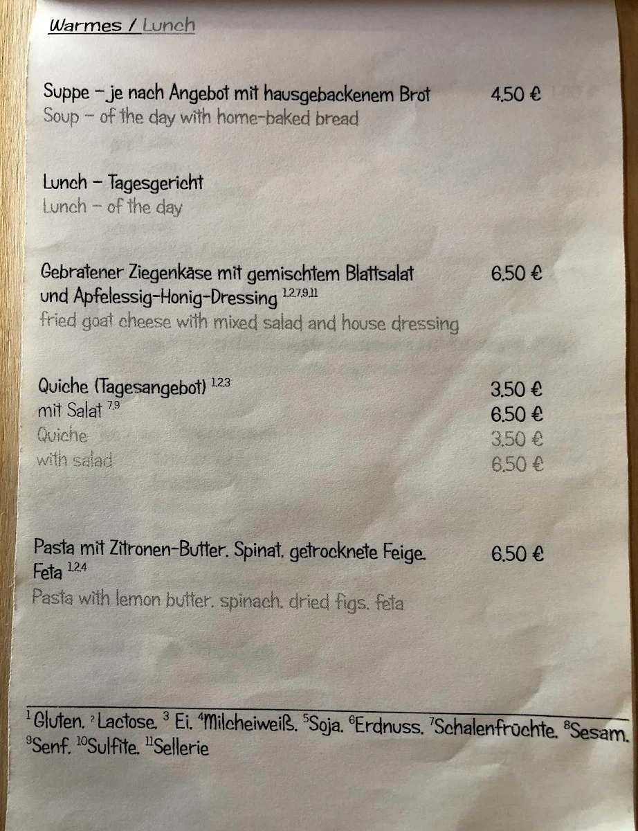 Speisekarte photo 9