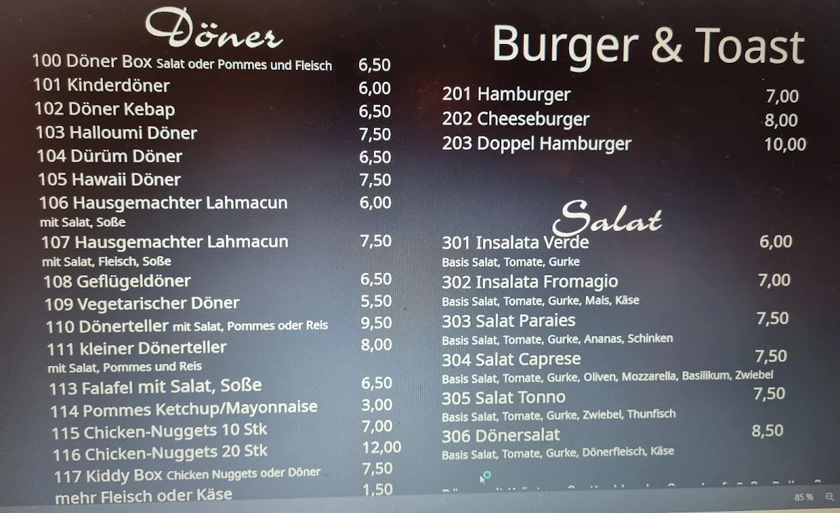 Speisekarte photo 1