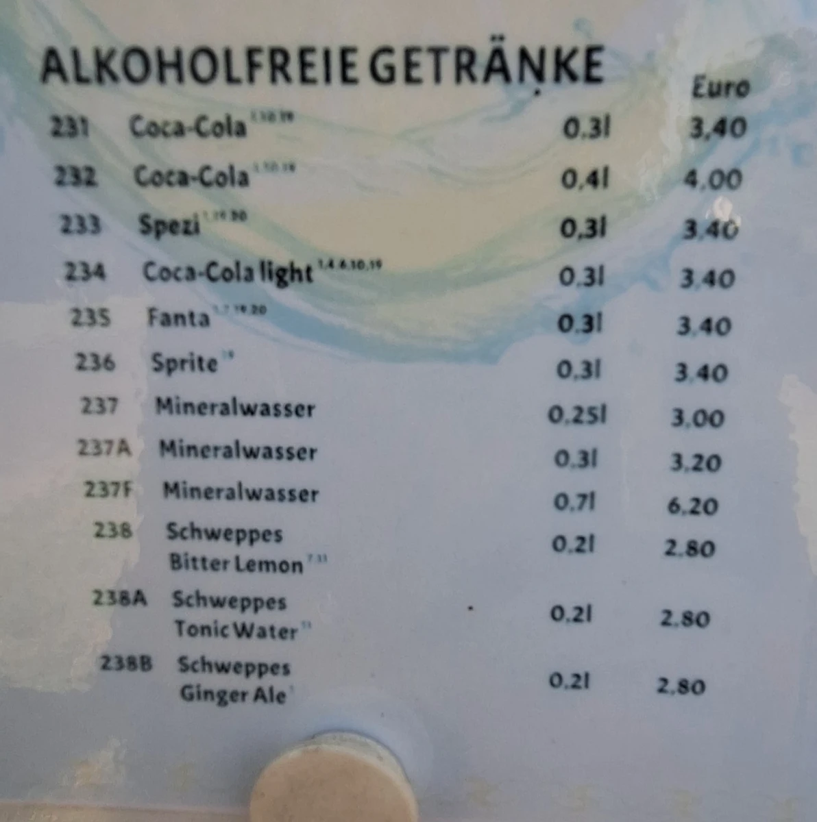 Speisekarte photo 3