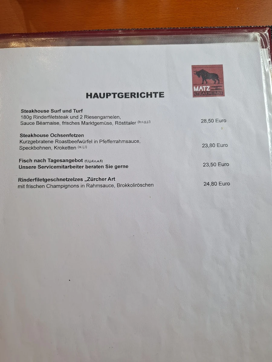 Speisekarte photo 2
