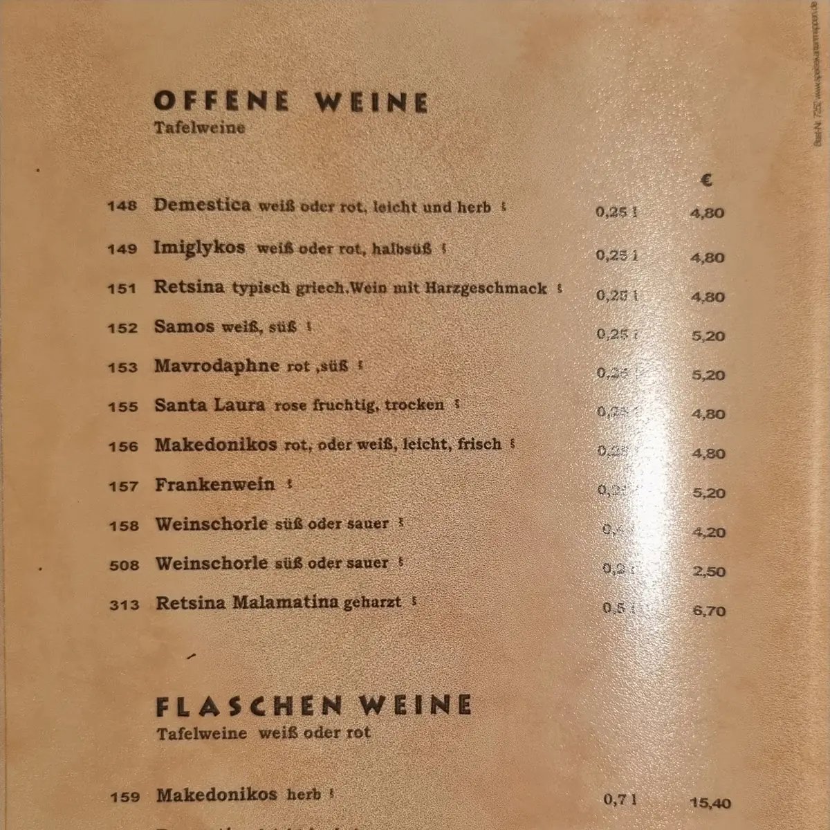 Speisekarte photo 8