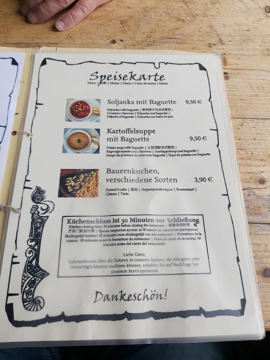 Speisekarte photo 2