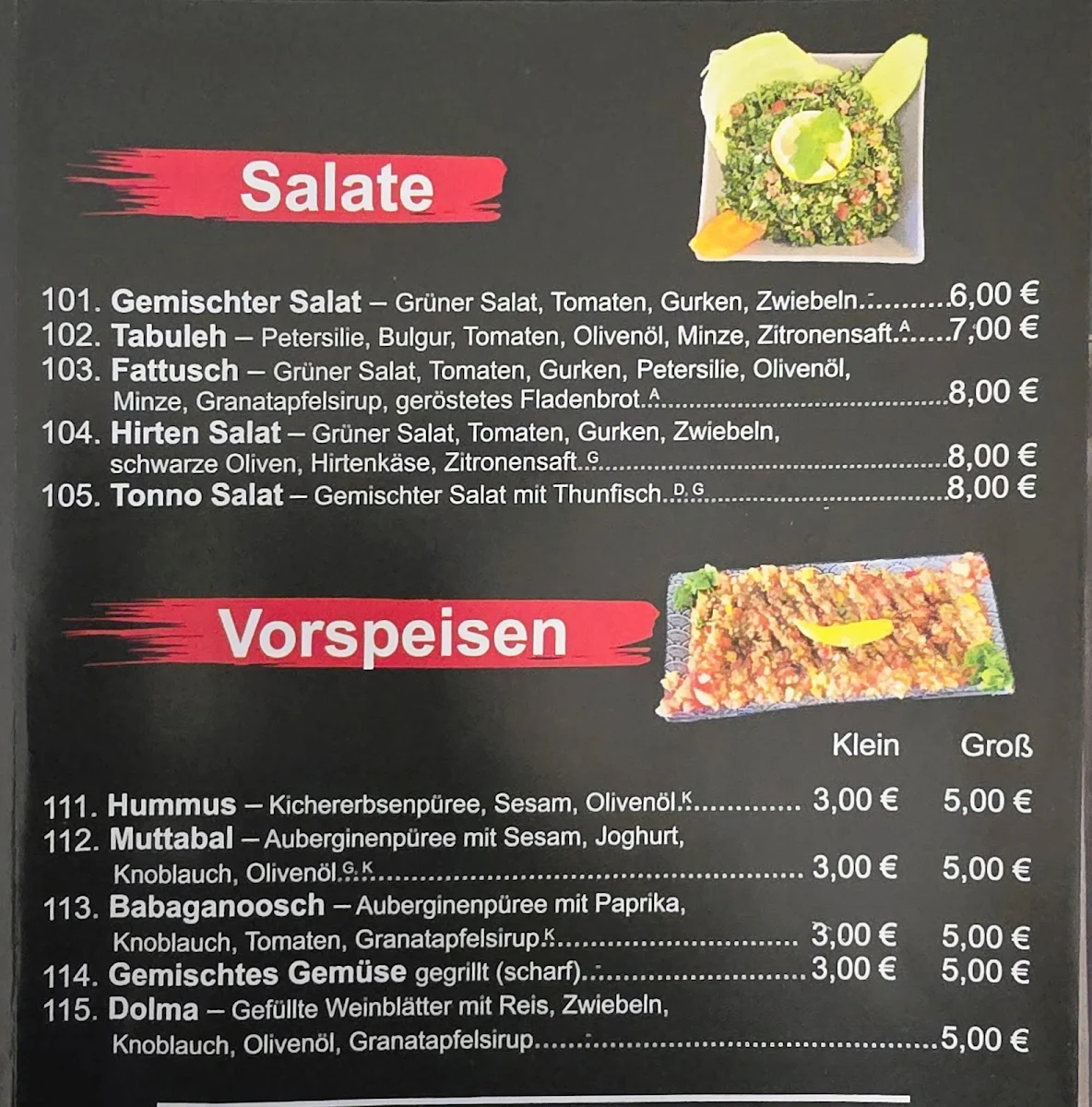 Speisekarte photo 3