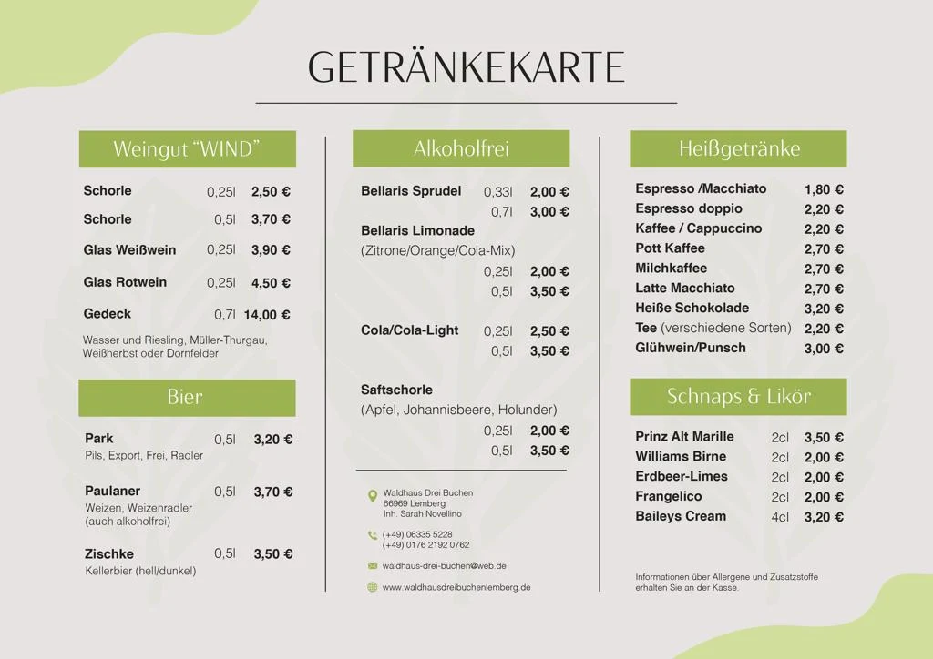 Speisekarte photo 1