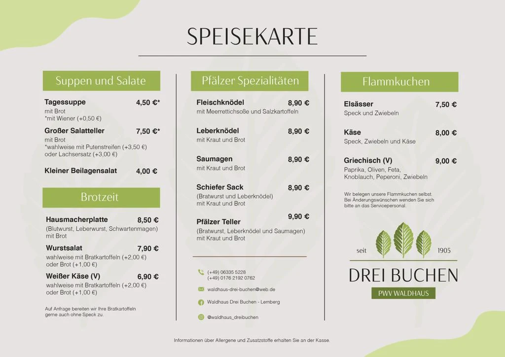 Speisekarte photo 2