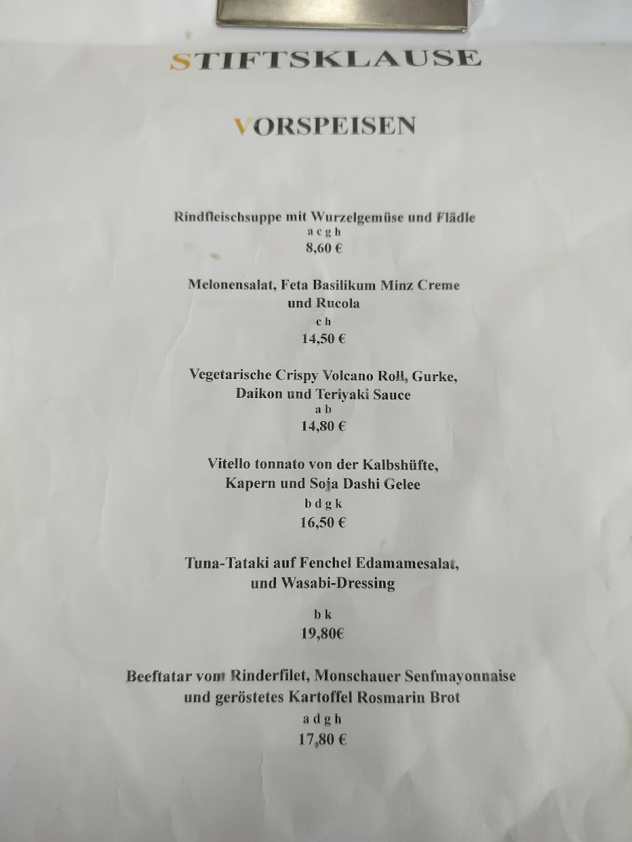 Speisekarte photo 2