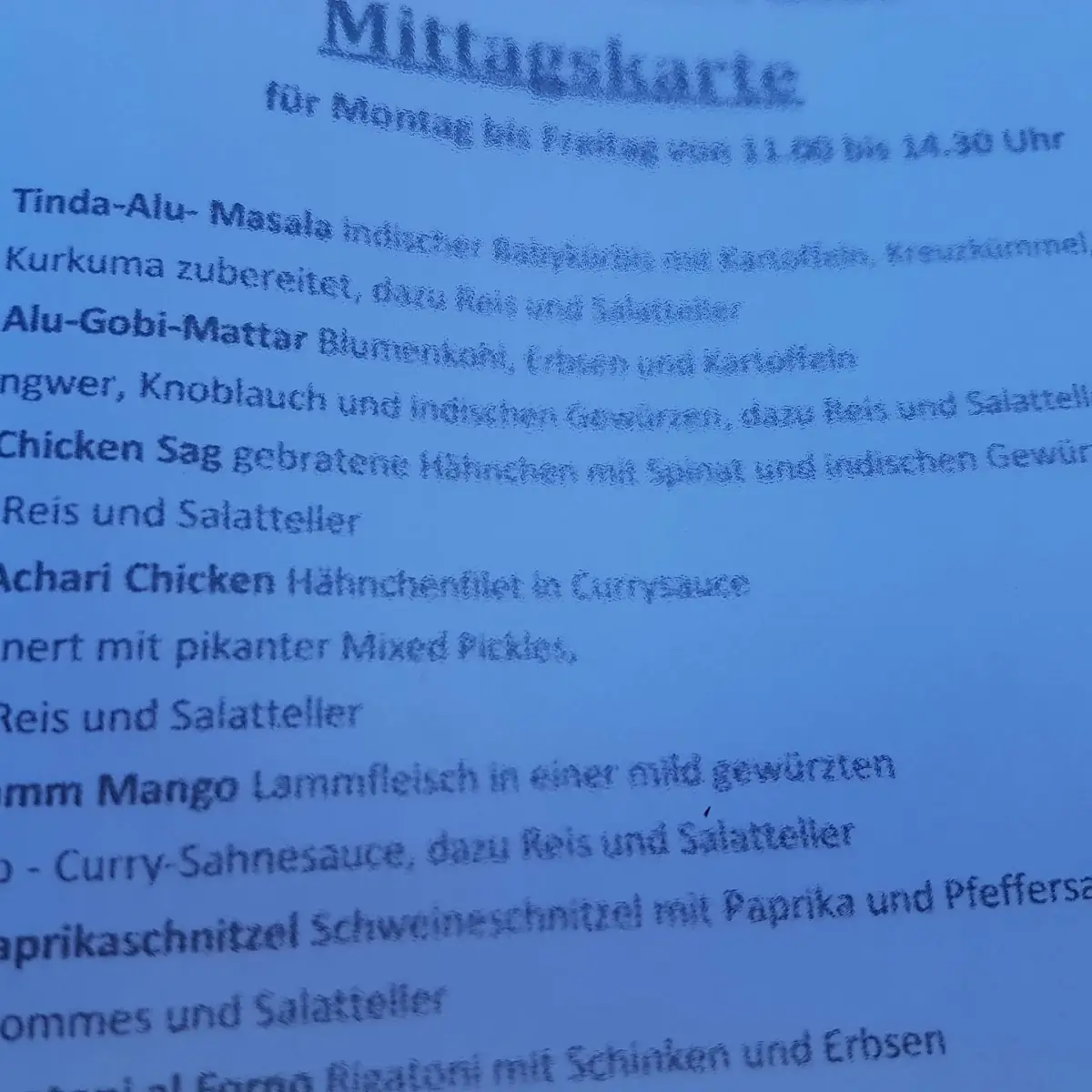 Speisekarte photo 4