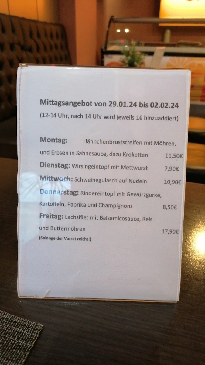 Speisekarte photo 3
