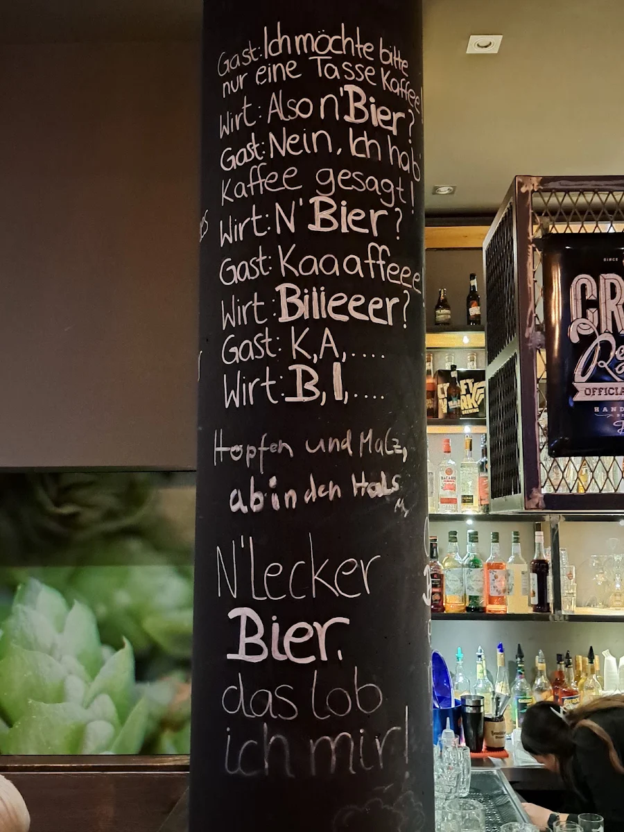 Speisekarte, König-Pilsener Wirtshaus