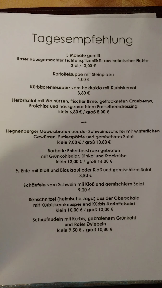 Speisekarte photo 6